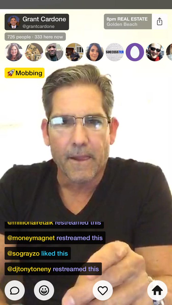 📷 <a href="/grantcardone/">Grant Cardone</a> is now live on mrk.tv/1QrUSNz #meerkat
