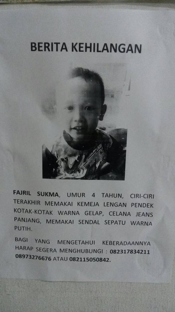 RT <a href="/oistibani/">oistibonbon</a>:
info anak hilang, mohon bantu sebar