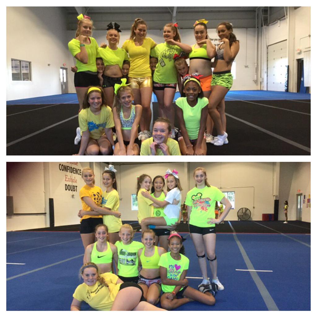 LetsGoRaysWI's tweet photo. Our amazing kids wore yellow today in support of @VarsityAllStar's #showyourgold childhood cancer awareness month! http://t.co/Ie1FtjKyuh