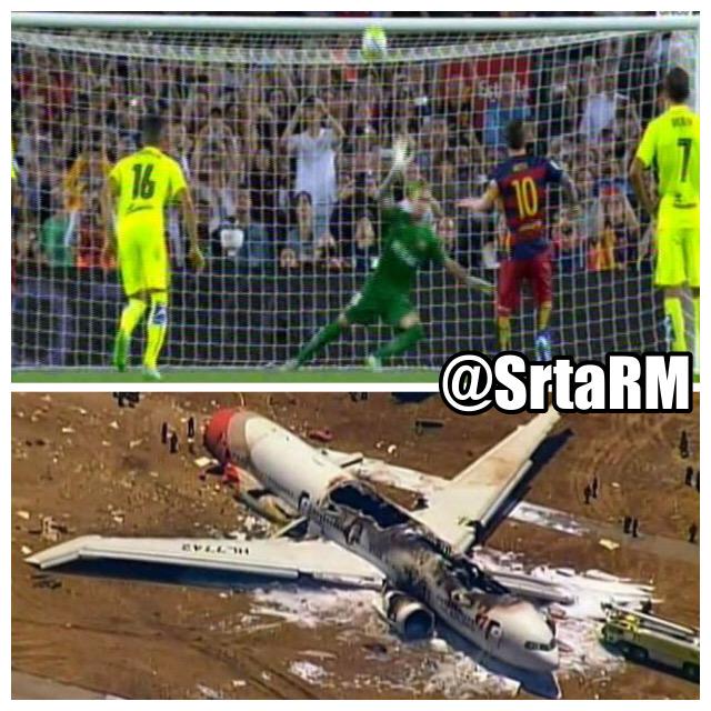 SrtaRM's tweet photo. Las graves consecuencias del penalti de Messi http://t.co/Hn0MH5U5b4