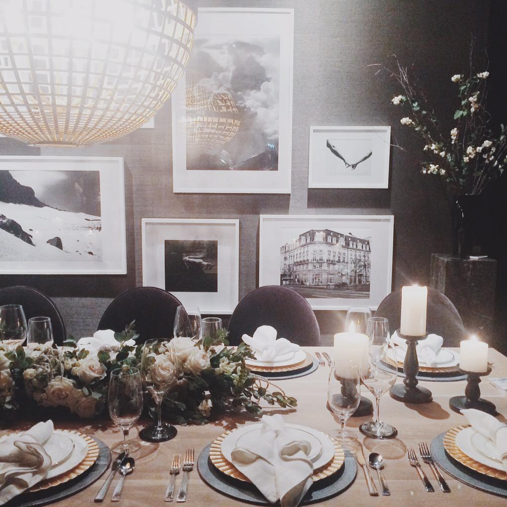 Loved this tablescape by @212designsinc. Beautiful night at <a href="/DinnerxDesign/">Dinner by Design</a>. @tsc_agency #DXDVan