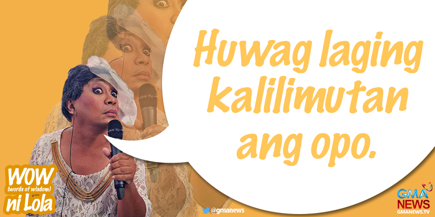 GMA News on Twitter: "Paalala ni Lola, maging magalang at huwag