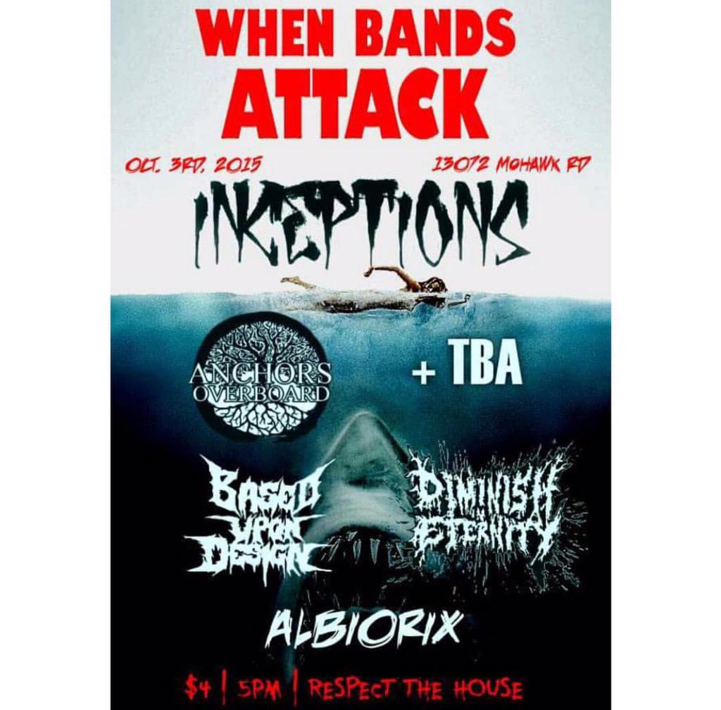Tusk_CA's tweet image. Tonight's show was fun. This is our next! Make sure if you're in the AV area, catch our set! @inceptionskrew