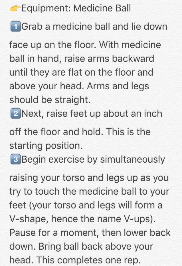 StrengthChange's tweet image. 💢Medicine Ball V-Split Ups💢