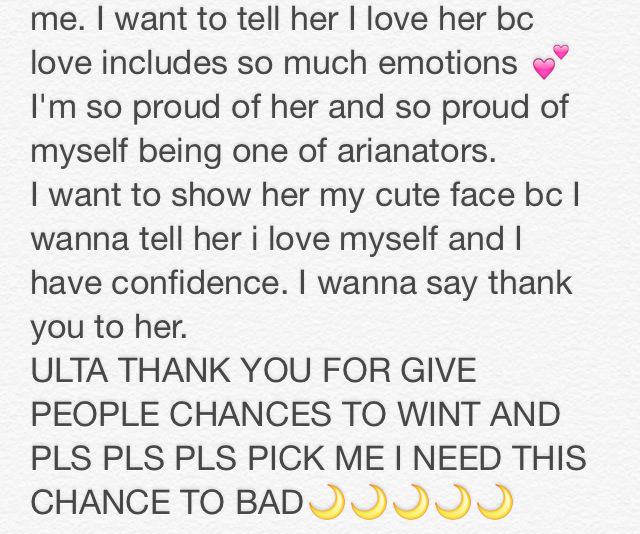 PinkElephantAri's tweet photo. #AriAtUlta #sweepstakes 💚 http://t.co/DElE1ifeIJ