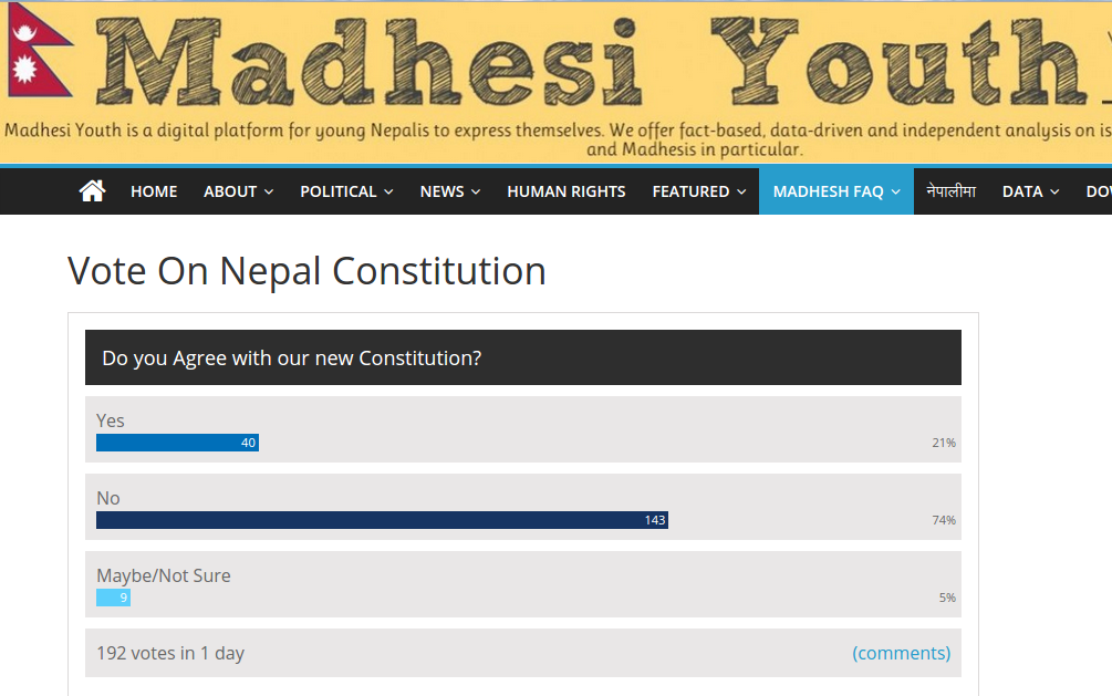 madhesiyouth tweet picture