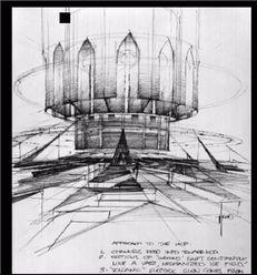 RandyTaradash's tweet image. Blue prints for #Tron #MasterControlProgram or #Emmy2015 set?