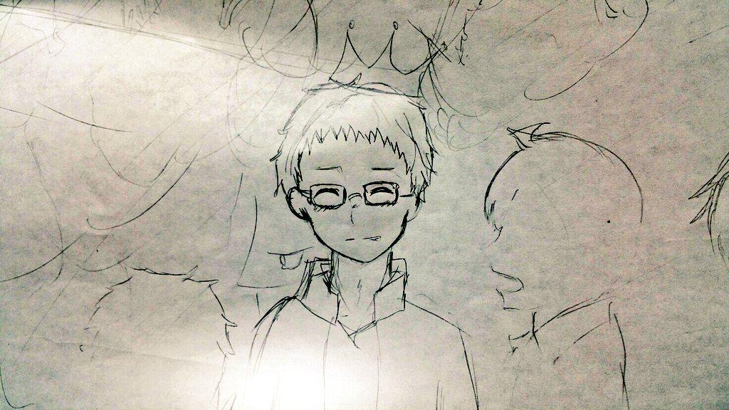 おまけちゃん
落書き
#月島蛍生誕祭2015 
#9月27日はツッキーの誕生日 