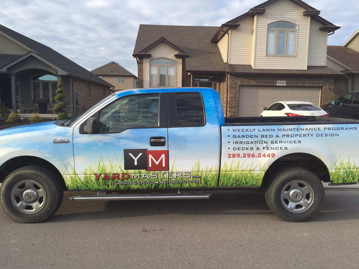 KEEP AN EYE OUT FOR OUR YARDMASTERS TRUCK!
CALL IN THE TRUCK LOCATION AND GET 10% OFF YOUR FALL CLEAN UP
289-296-2449