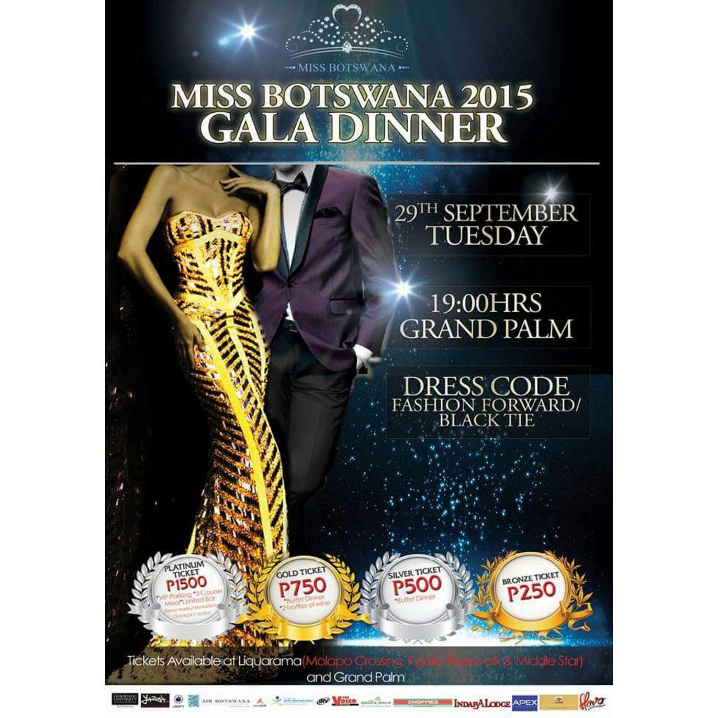 miss_botswana's tweet photo. ANNOUNCEMENT!!
Miss Botswana Grand Finale Platinum&amp;Bronze tickets sold out
Only Limited Gold&amp;Silver left
Get urs NOW! http://t.co/pE19YVsESt