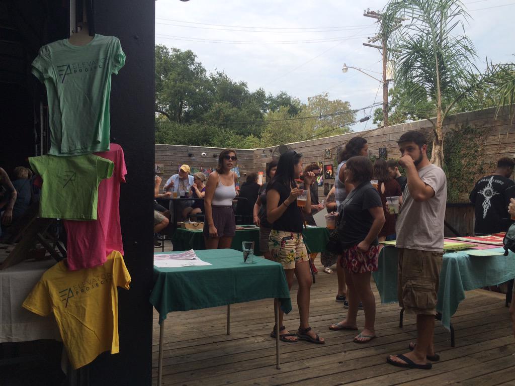 Successful #SweepSale yesterday. Thank you artists and audiences for coming out to Radio Bar!