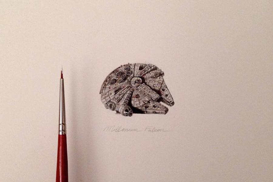 Star Wars micro illustrations by Claudia Maccechini bit.ly/1L0itF6