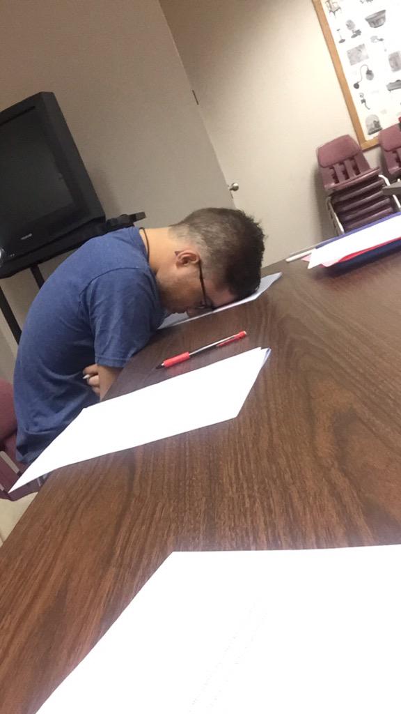 FanklinTurtle's tweet photo. vote @prentice_joel for campus ministries!! he prays through class... http://t.co/Fls0yEwsgk