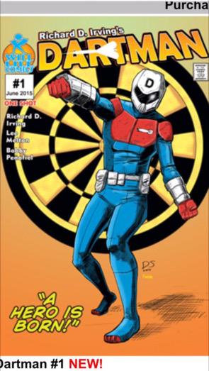 mpw36's tweet photo. @Mjr0708  you're famous #dartman has his own comic! @waterstbw @nf19830 @trb1978 http://t.co/CFvzW8c49K