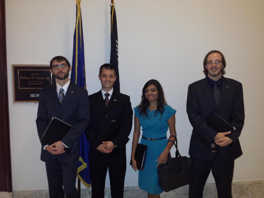 cmugsa's tweet photo. Productive meeting with @SenBobCasey's office today. Glad we could thank him for supporting Perkins. #NagpsLAD http://t.co/5gQstqiMAZ