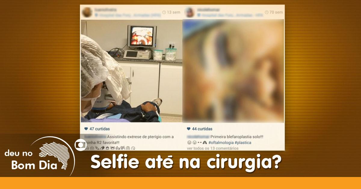 BomDiaBrasil's tweet photo. Começa a valer essa semana a norma que proíbe médicos de fazer selfie mostrando pacientes: http://t.co/JlPYiY9Urx http://t.co/v6QpKnScxm