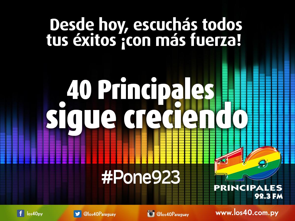 Ahora <a href="/los40Paraguay/">LOS40 Paraguay</a>  tiene nueva tecnología que le permite llegar hasta donde vos estás.