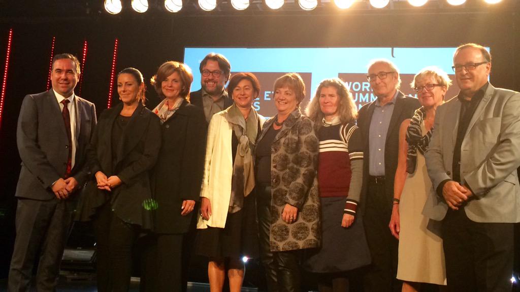 Heurtel's tweet photo. I will co-chair the #mtldesign2017 with friend @Glen4ONT. Together, we can tackle #climatechange! http://t.co/491hgkrh7p