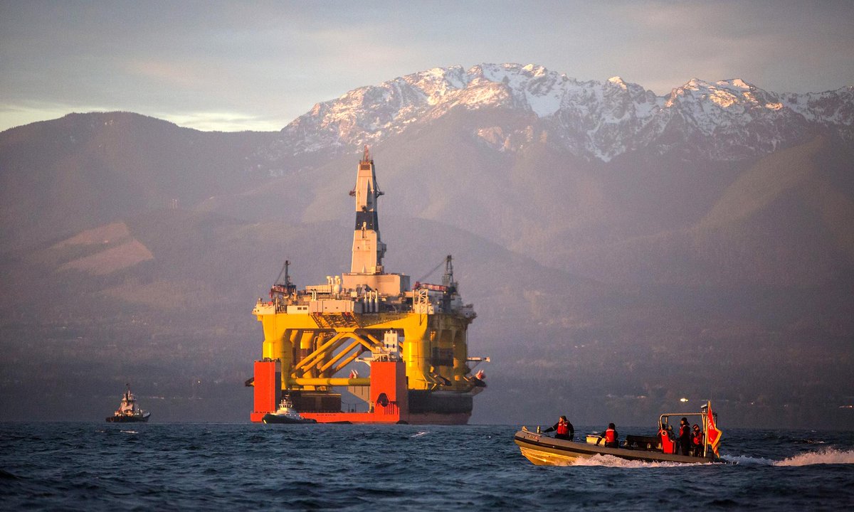 RnfrstAlliance's tweet photo. #Breaking: @Shell abandons #Arctic drilling for "the foreseeable future" via @guardian http://t.co/D60WxLnzLD