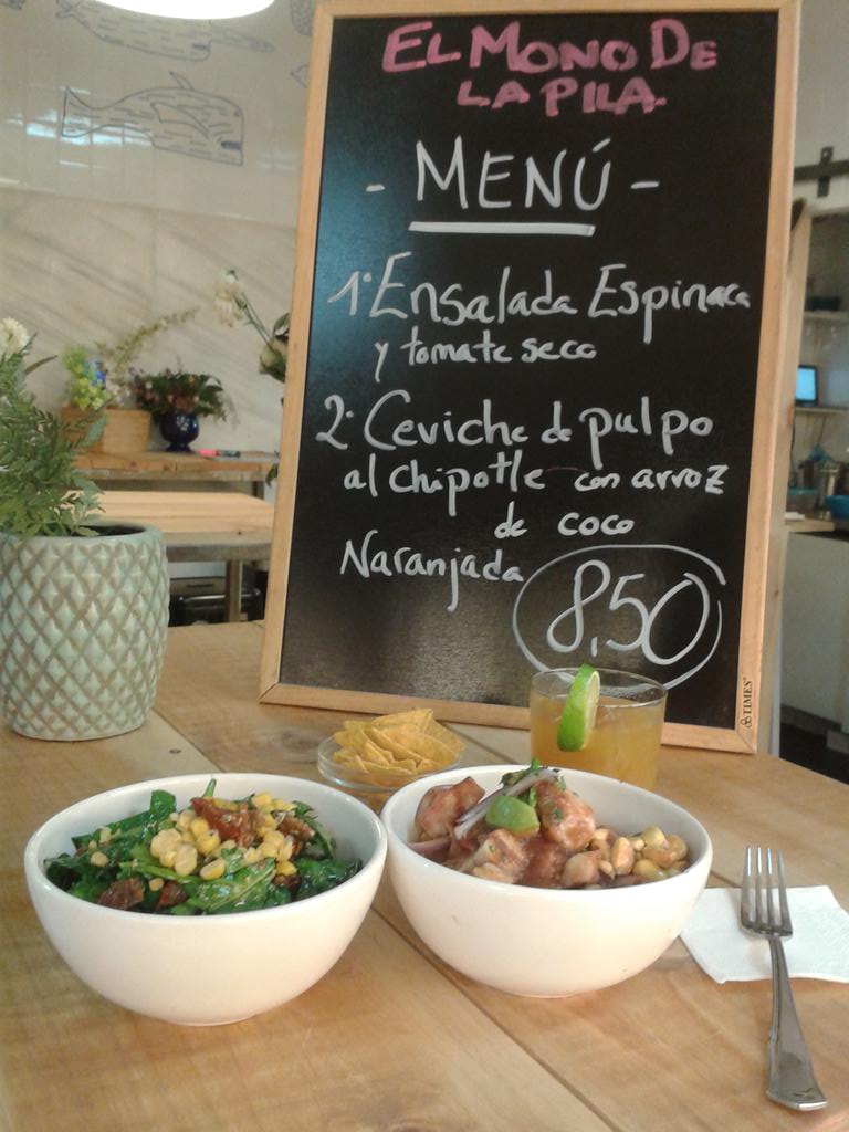 Menú del día! !delicioso! Ven a probarlo!