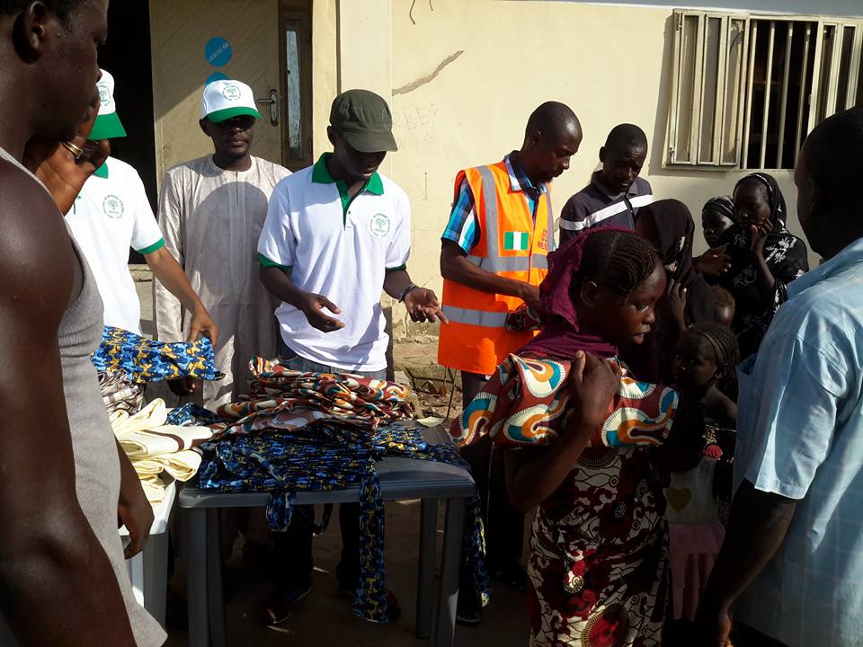 nemanigeria's tweet photo. #Sallah clothes donated by #NEEDI distributed by the #donor and #Nema Officials at Malkohi IDPs camp on Sallah day. http://t.co/VTom5Bbkpi