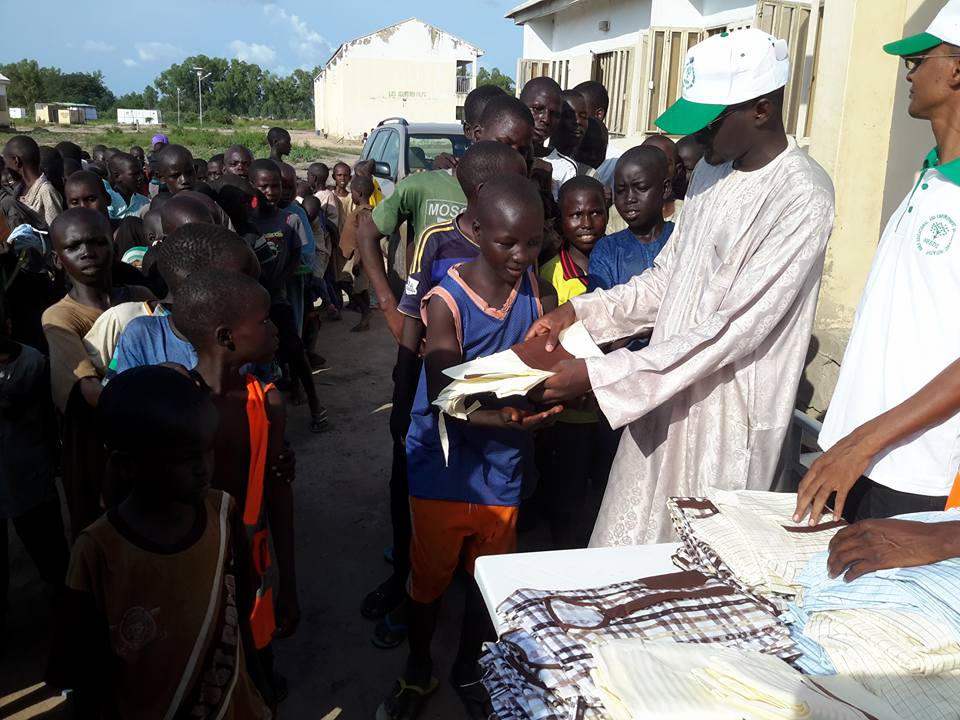 nemanigeria's tweet photo. #Sallah clothes donated by #NEEDI distributed by the #donor and #Nema Officials at Malkohi IDPs camp on Sallah day. http://t.co/VTom5Bbkpi