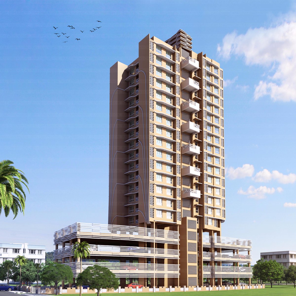 RayDimension's tweet image. #Architecturalvisualization #3dRenderings #ExteriorCGI #PhotorealisticRenderings