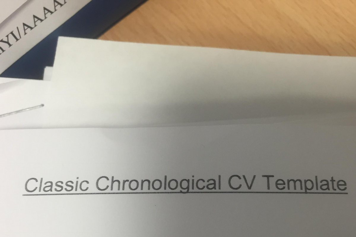 ch3ggs's tweet image. If a CV handed in still has the template it used highlighted in the corner it's an automatic "no" surely.. #cvfails