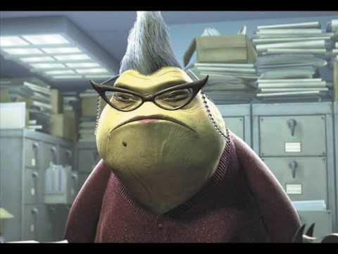 When your teacher looks like roz off of monsters inc.