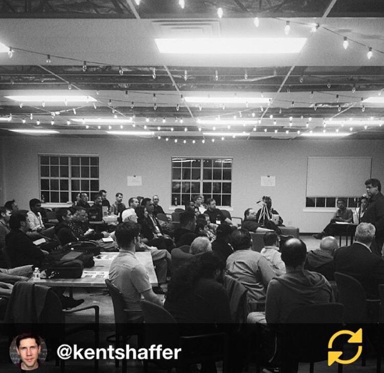 codefordallas's tweet image. Thanks for this shot of Aprils #c4tk event @kentshaffer! Pumped about this weekends FREE event! Register in our bio.