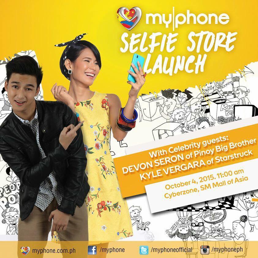 richiedequina's tweet photo. Worlds 1st #SelfieStore by #MyPhone w #TopTrenders and #Selfie Addicts @kylevergara @StarStruckGMA @devonseron17 http://t.co/SXdtXHojWm