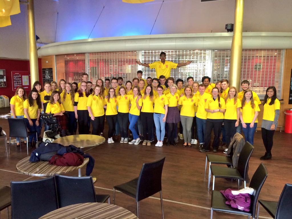 jbjcr_durham's tweet photo. Frep Team assembled, the Yellow tops are on #letsdothis #TeamJB #ButlerGames15 #FrepTeam http://t.co/rdnEL2R1vX