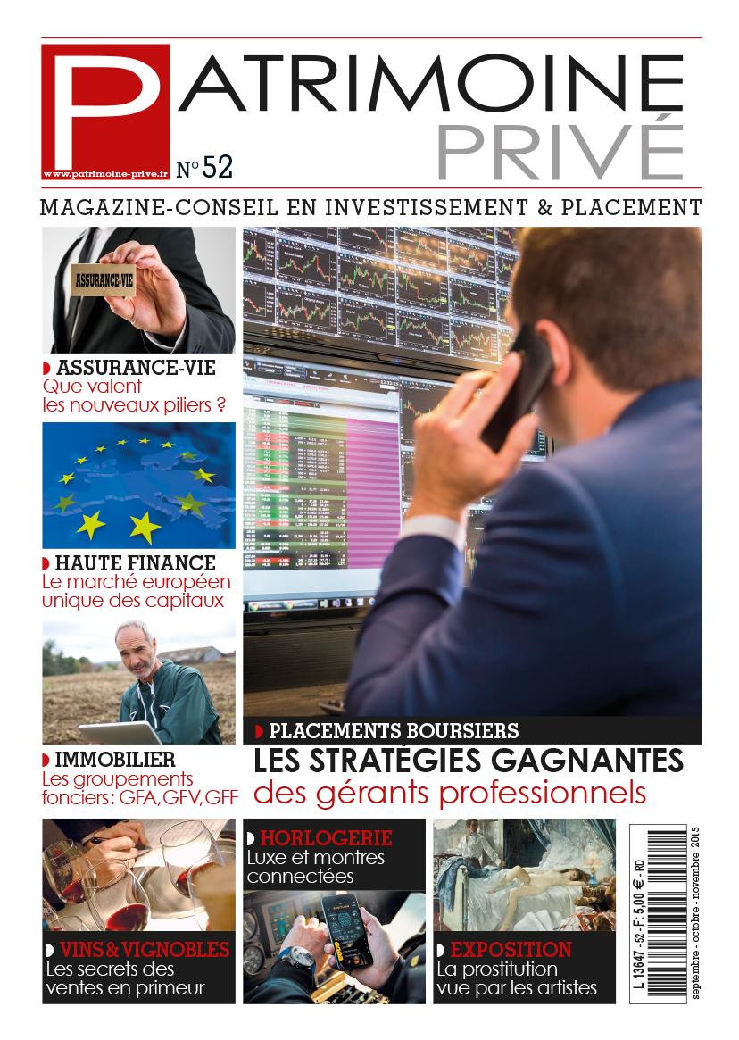 PatrimoinePrive's tweet photo. Patrimoine Privé Magazine - Découvrez le N°52 #conseil #placement #investissement #finance http://t.co/MLsDCUTGIb
