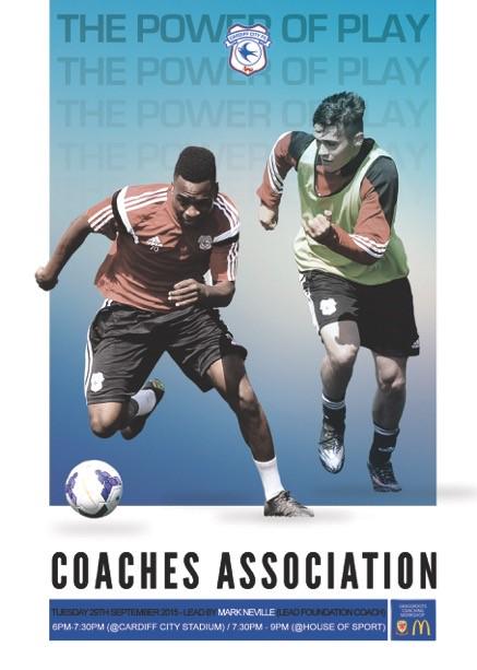 CardiffCityFC's tweet photo. TOMORROW NIGHT: #CoachesAssociation (6-9pm) at CCS and @HouseofSportCDF. With @CF11Academy &amp; @WelshFootballT. http://t.co/jhQxTT9eUa