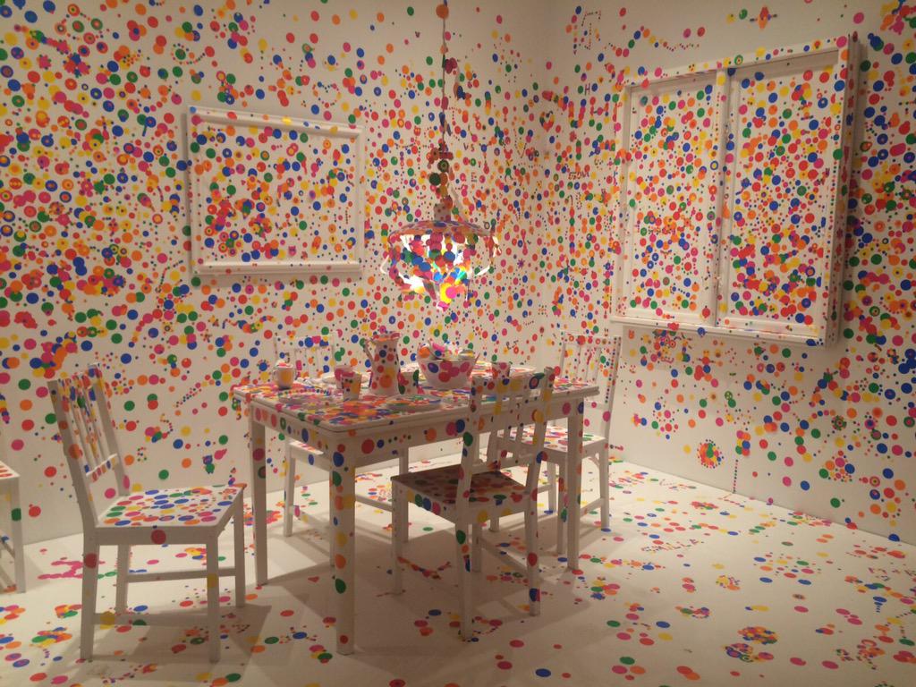 sydney_nc's tweet photo. #Ininfinity by #yayoikusama at MoMA Louisiana #outofthisworld http://t.co/nqvkKAAvdf