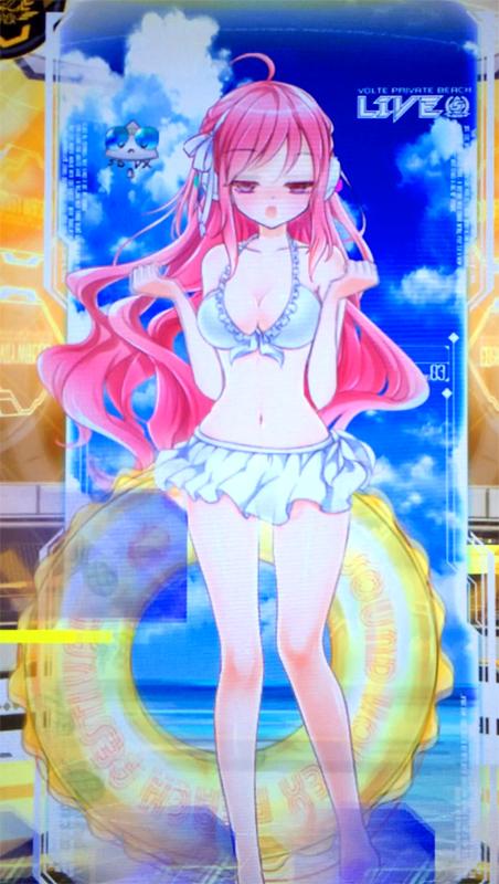 SOUND VOLTEXくじ S賞 タペストリー「グレイス（水着）」 ボルテ SOUND VOLTEXくじ タペストリーグレイス（水着）