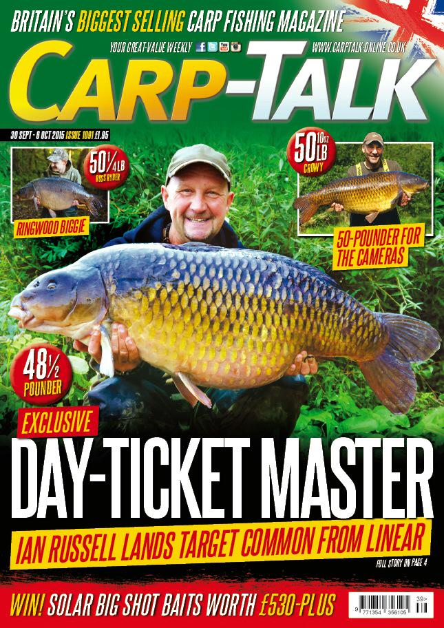 Chuffed to have made the cover .. Proper old carp this one <a href="/Avid_Carp/">Avid Carp</a> <a href="/Sonubaits/">Sonubaits.com</a>