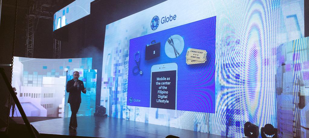 sinosicat's tweet photo. Globe CEO Ernest Cu announcing latest updates, the new connected life! #theNewConnectedLife #wwg7 @enjoyglobe http://t.co/wv2aBYBsUt