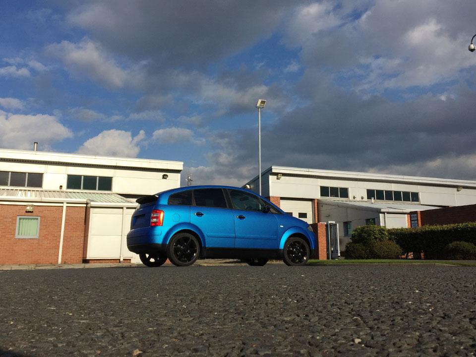 WrapStudios's tweet photo. This colour is unbelievable!! Arlon Blue Aluminium #arlon #bluealuminium #wrap #wrapped #wrapstudios #blue #aluminium http://t.co/P5RMLScQdq