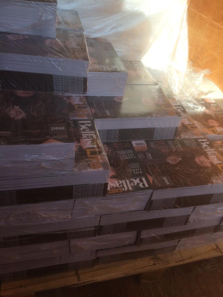 EBelfastLife's tweet photo. Our new issue is out today! 👀Look out for our distribution team around #ballyhackamore today! @PeelFashion http://t.co/G9l5qIxpxl
