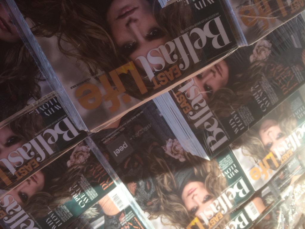 EBelfastLife's tweet photo. Our new issue is out today! 👀Look out for our distribution team around #ballyhackamore today! @PeelFashion http://t.co/G9l5qIxpxl