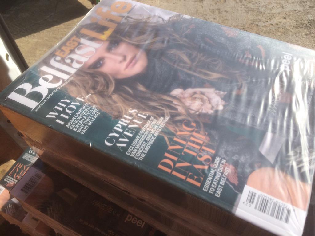 EBelfastLife's tweet photo. Our new issue is out today! 👀Look out for our distribution team around #ballyhackamore today! @PeelFashion http://t.co/G9l5qIxpxl
