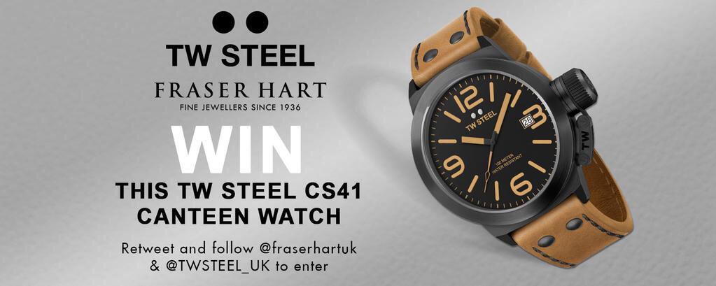 fraserhartuk's tweet photo. You could #win this @TWSTEEL_UK #CS41 #Canteen watch! RT &amp; FLW both @fraserhartuk and @TWSTEEL_UK. #competition http://t.co/GWpURUWp1U