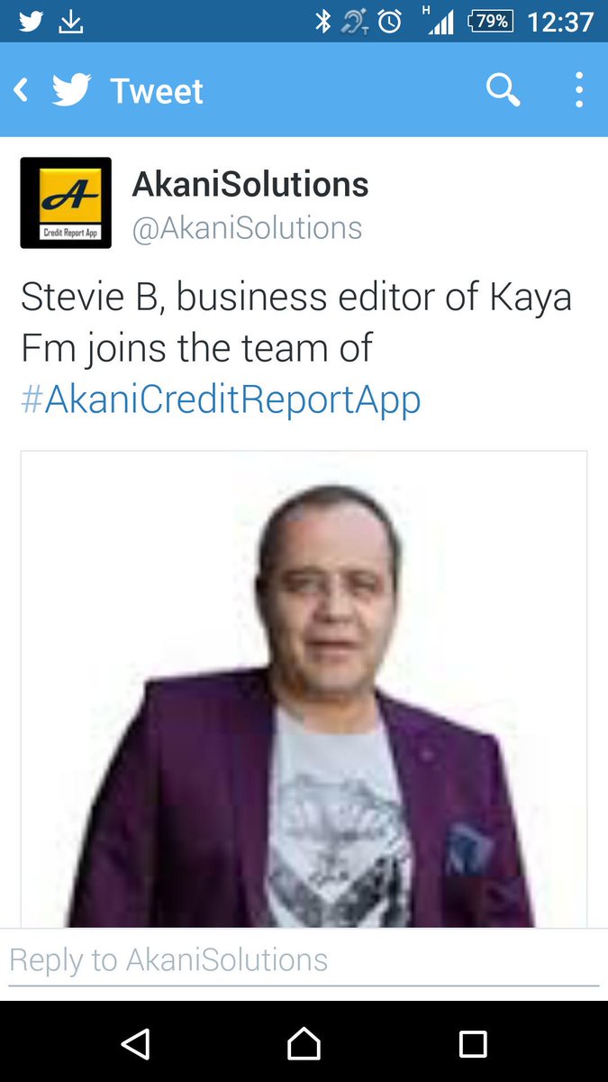 AkaniSolutions's tweet photo. @AkiAnastasiou Herewith is information as discussed with Stevie #AkaniCreditReportApp http://t.co/sFzlEHoi4G