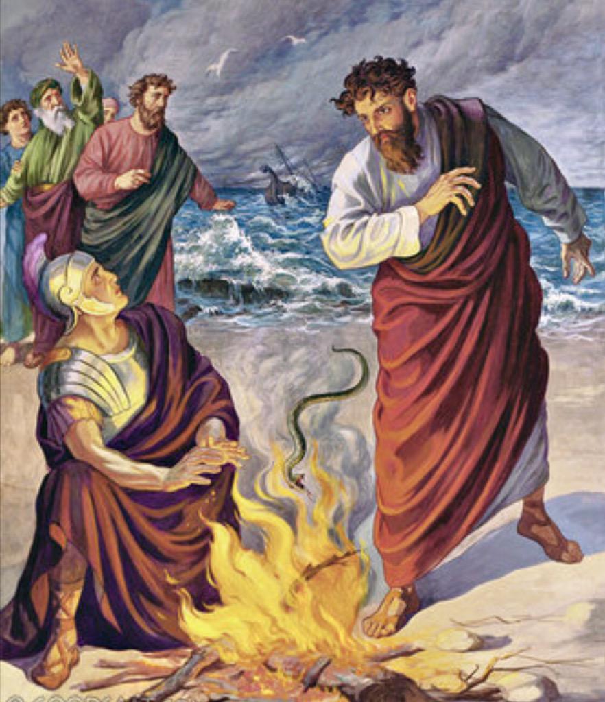 ThedrickButler's tweet photo. Acts 28:5 And he shook off the beast into the fire, and felt no harm.
Acts28DayChallenge #28DaysOfActs http://t.co/LtsLB3xnKD