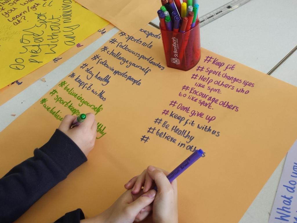 StPetersRCPlymo's tweet photo. @plymouthssp #tweetmachineISON! Positive #hashtags to #inspire and #motivate #lessactive @YouthSportTrust http://t.co/sldqopJVVU