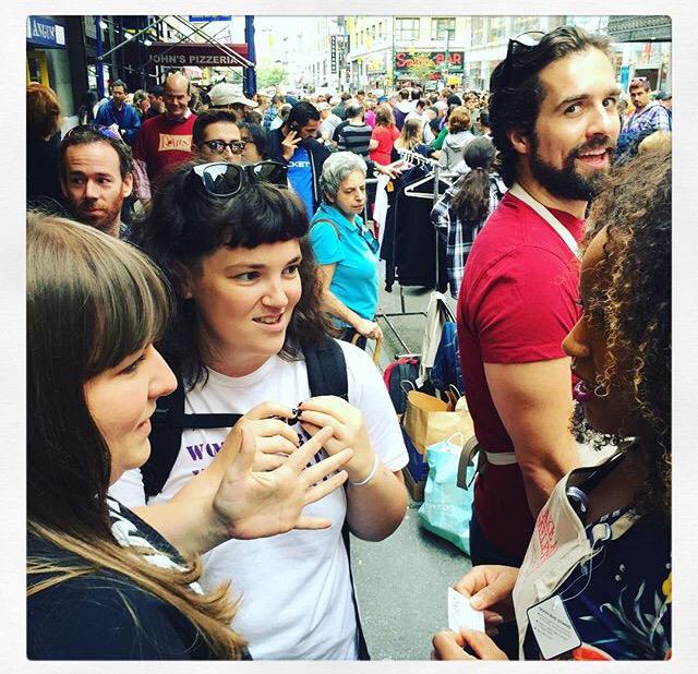 RottenBroadway's tweet photo. We had an eggcellent time meeting so many of our fans and supporting @BCEFA at the #BwayFlea! http://t.co/1OxLjnimFu