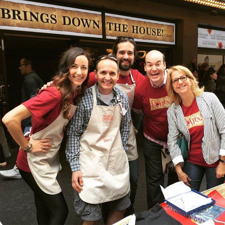 RottenBroadway's tweet photo. We had an eggcellent time meeting so many of our fans and supporting @BCEFA at the #BwayFlea! http://t.co/1OxLjnimFu