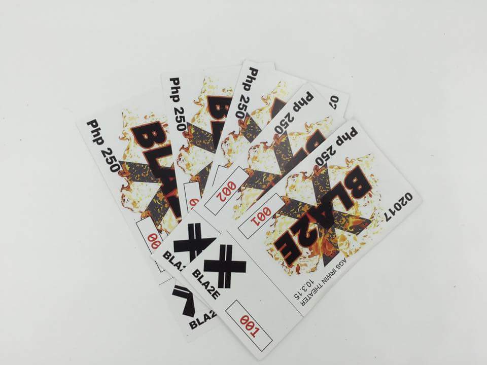 johngonzy's tweet photo. now selling tickets, get em from any o-boy for only php 250! #bla2e http://t.co/qvcszfNiVa