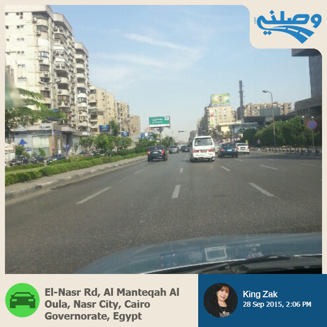 تصوير King Zak : النصر المُقَطَّم إلى عباس العقاد فاضي #Wasalny #Cairotraffic http://t.co/2bFcVjQkHs